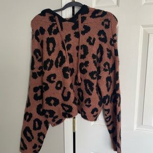 PINK Leopard Sweater